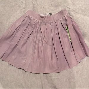 Alice and Olivia Leather Skirt